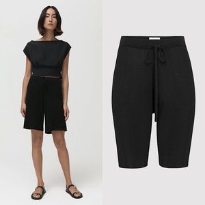 St. Agni Women's Black Shorts